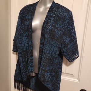 Hot Topic Duster M Blue Black